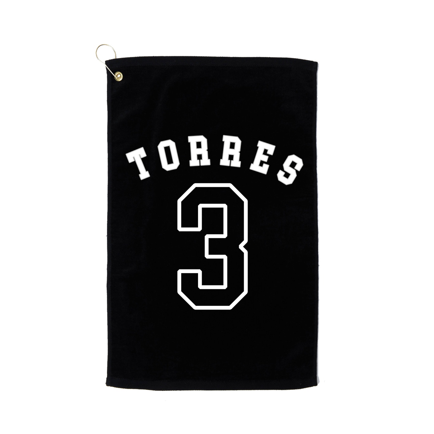 Golf Towel — Shirsey Arch in Black