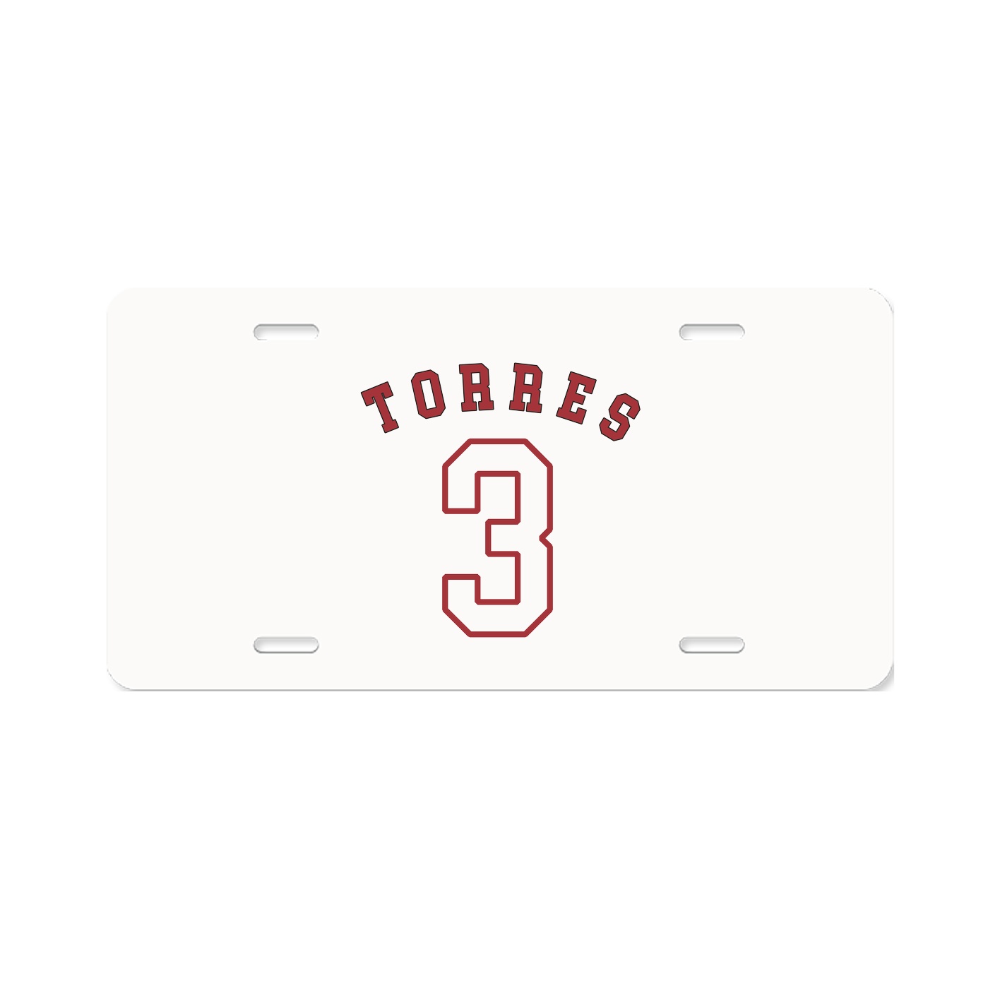 License Plate — Shirsey Arch in Classic