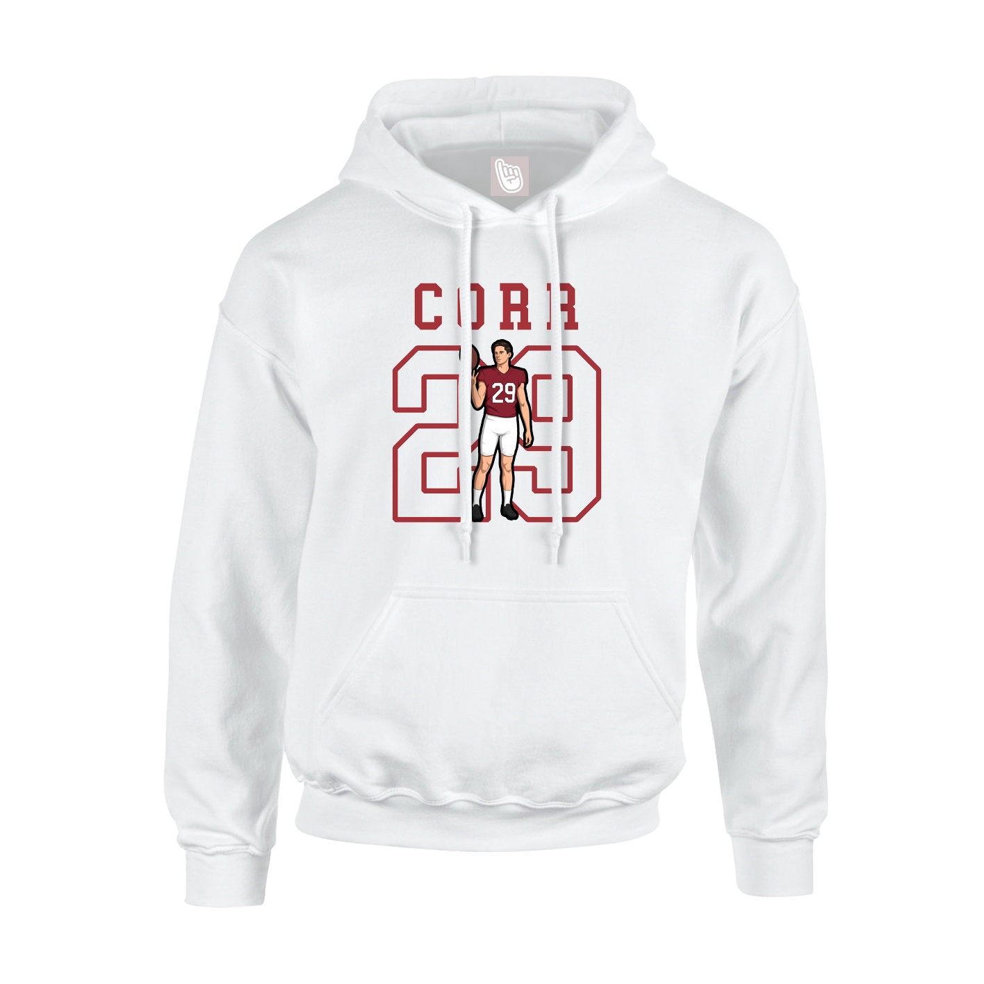 Youth Hoodie — Shirsey in White
