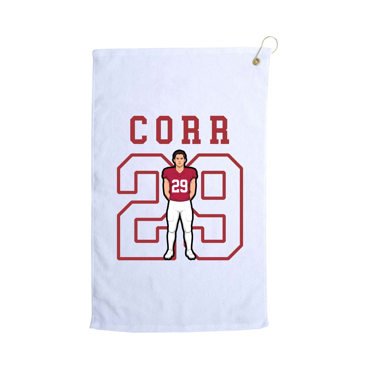 Golf Towel — Shirsey in White