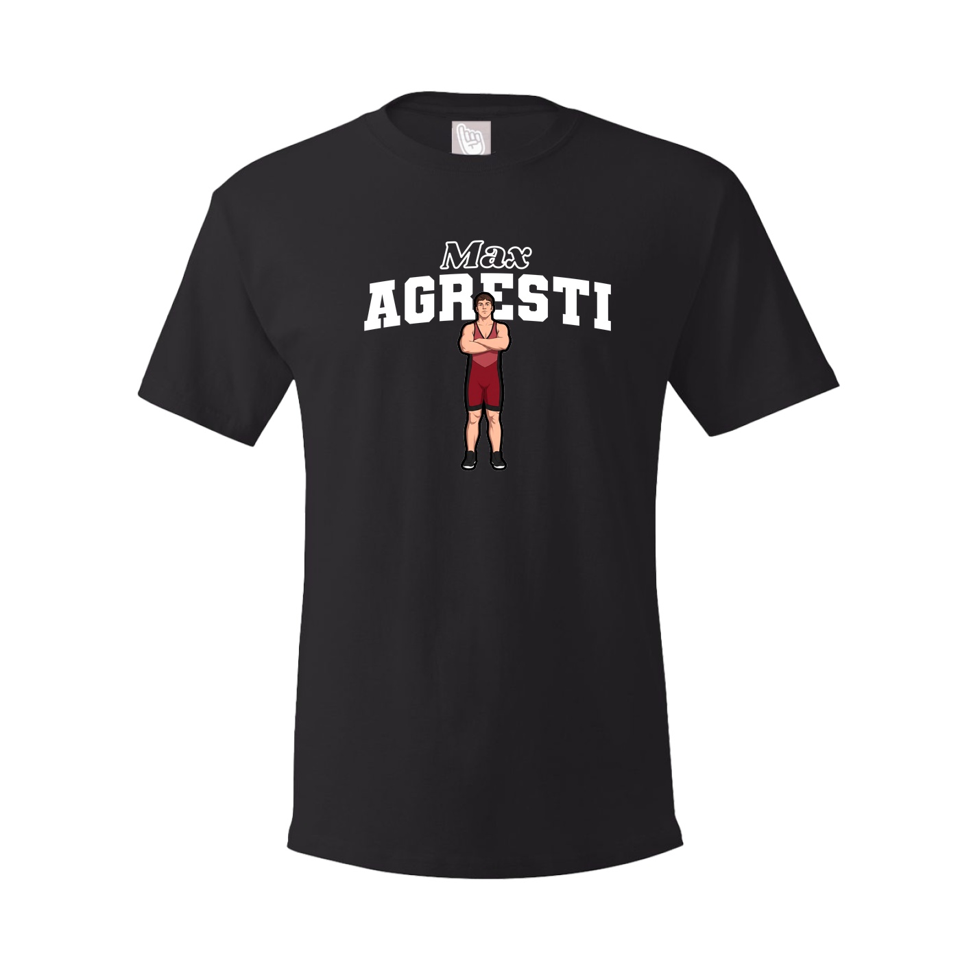 Youth Tee — Name Arch in Black