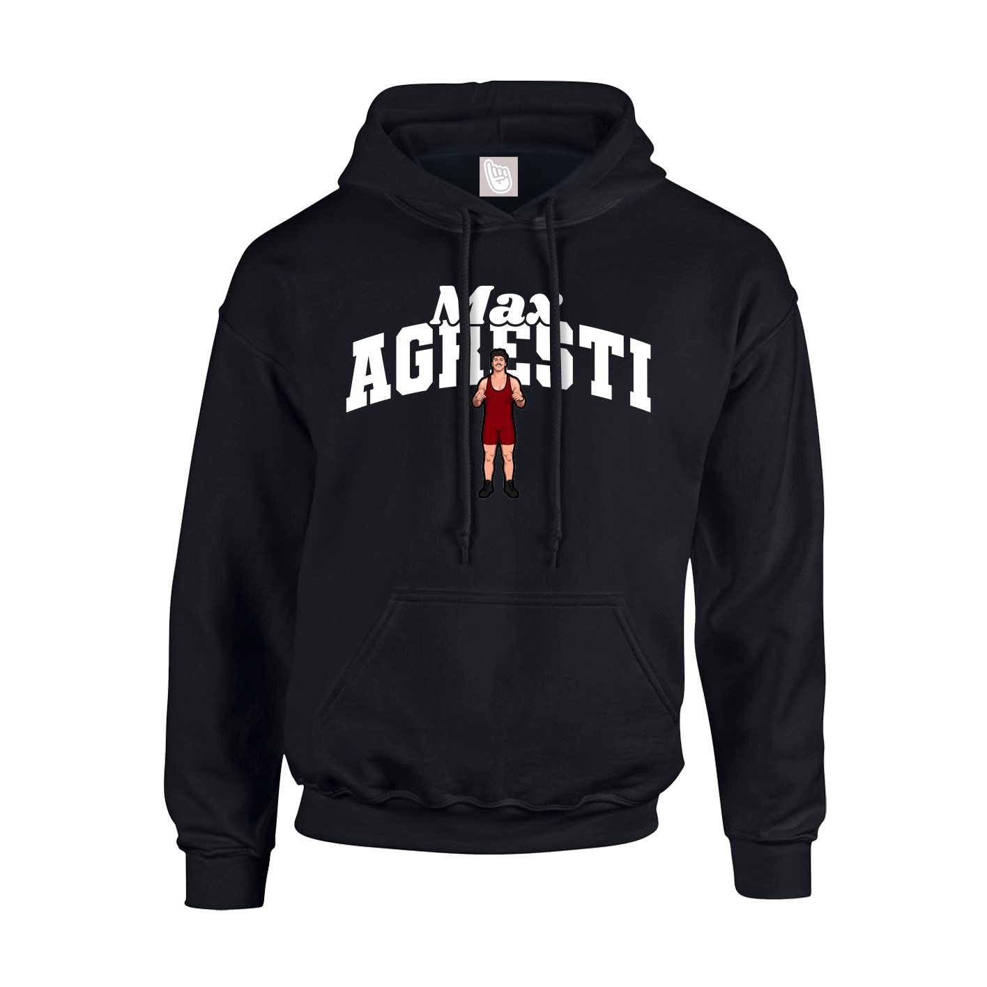 Hoodie — Signature Arch in Black