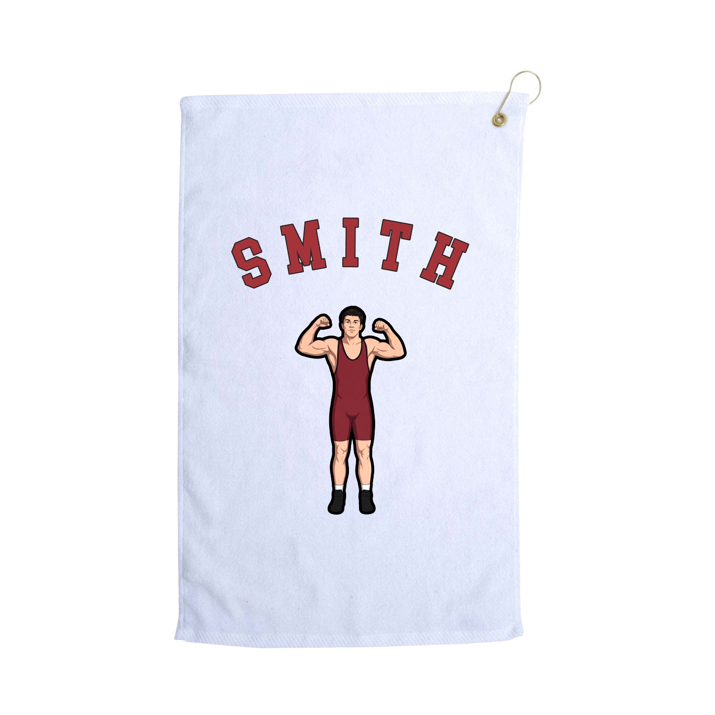 Golf Towel — Shirsey Arch in White