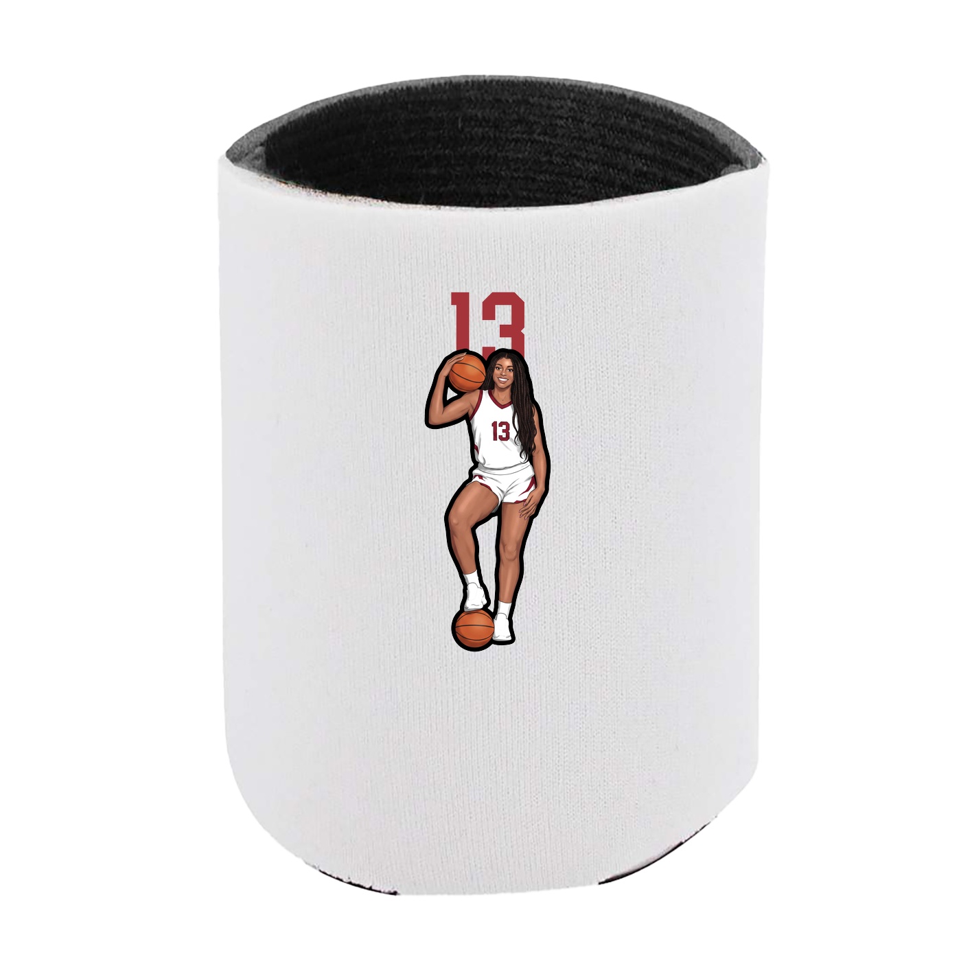 Can Holder — Number Top in White