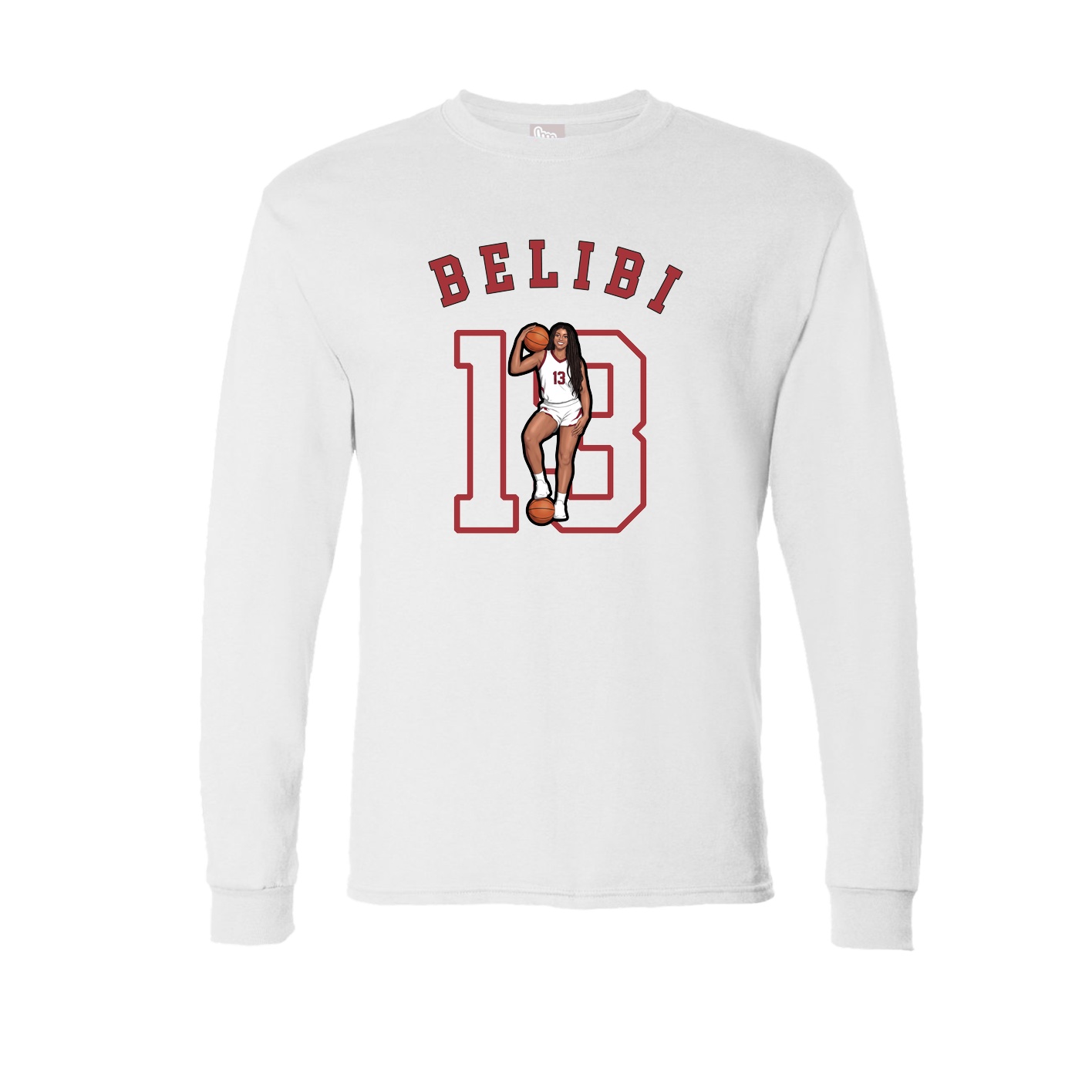 Long Sleeve Tee — Shirsey Arch in White