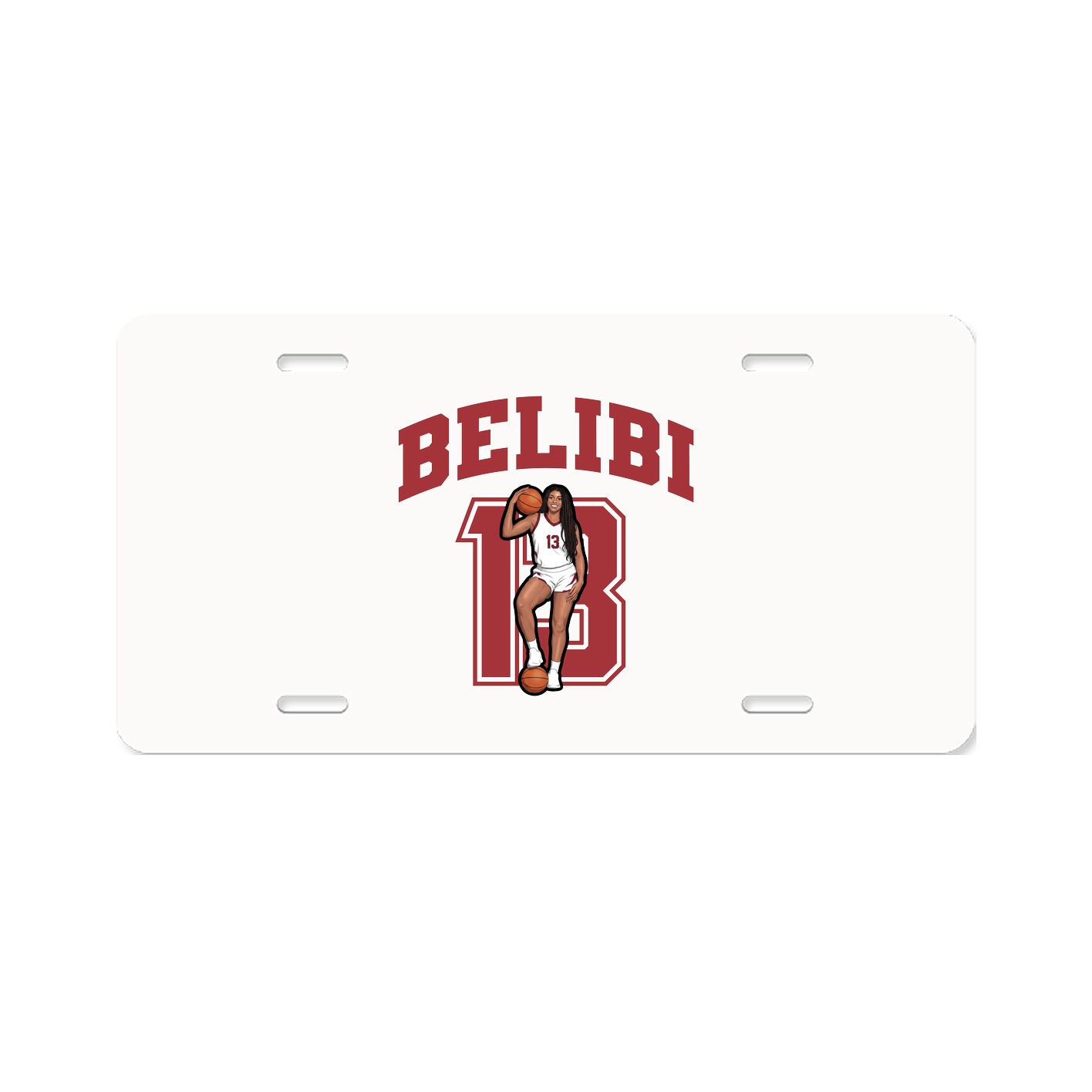 License Plate — Number in Classic