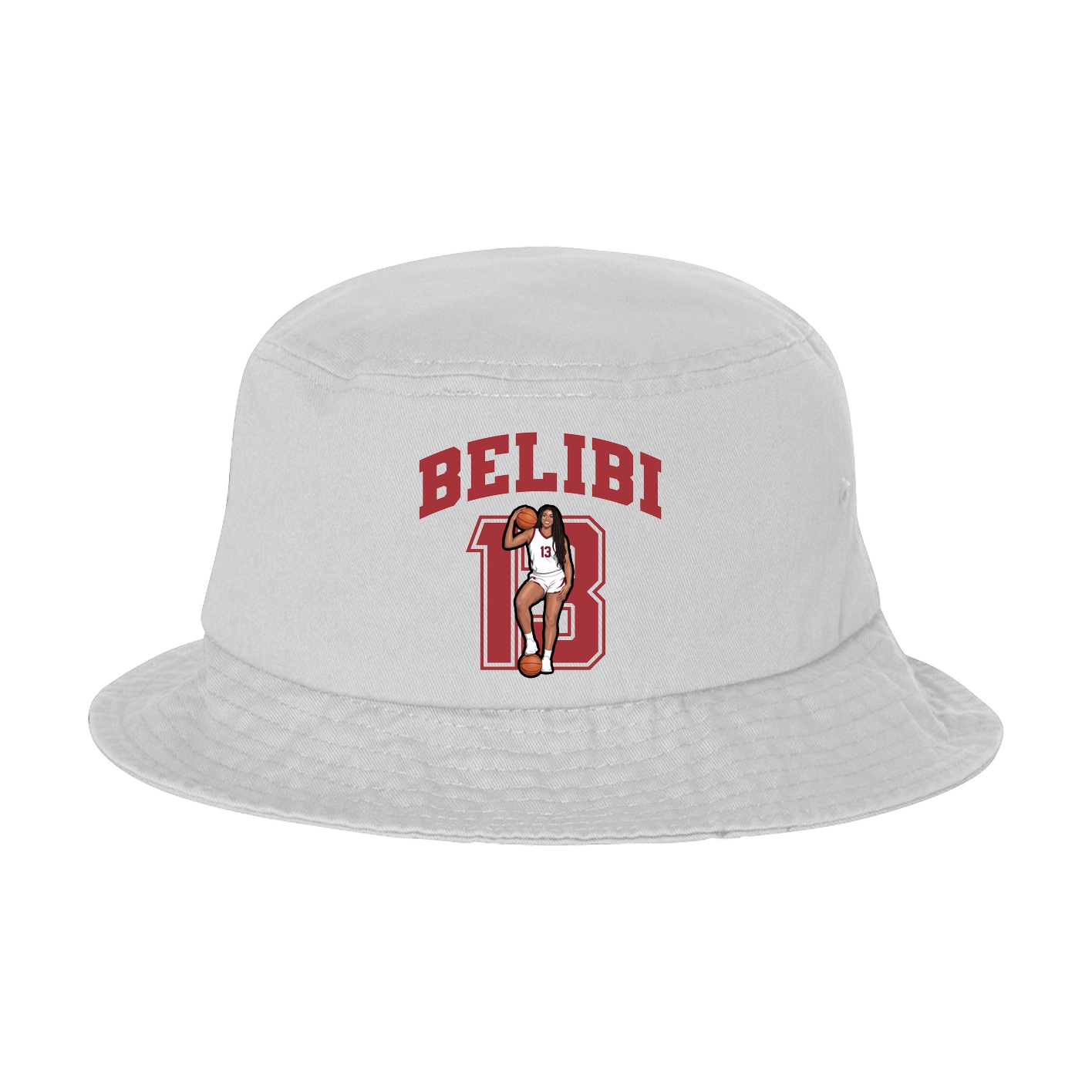 Bucket Cap — Number in White