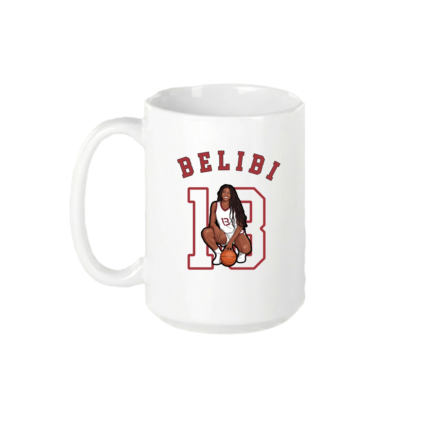 15oz Coffee Mug — Shirsey Arch in White