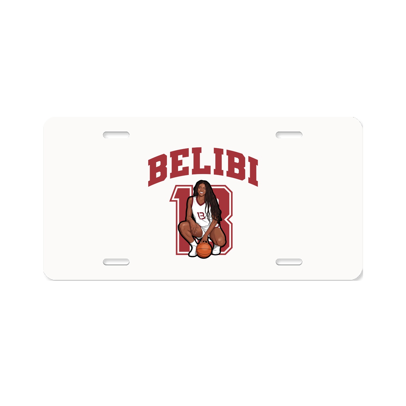 License Plate — Number in Classic