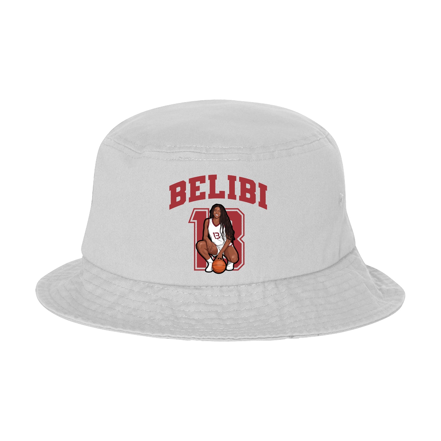 Bucket Cap — Number in White