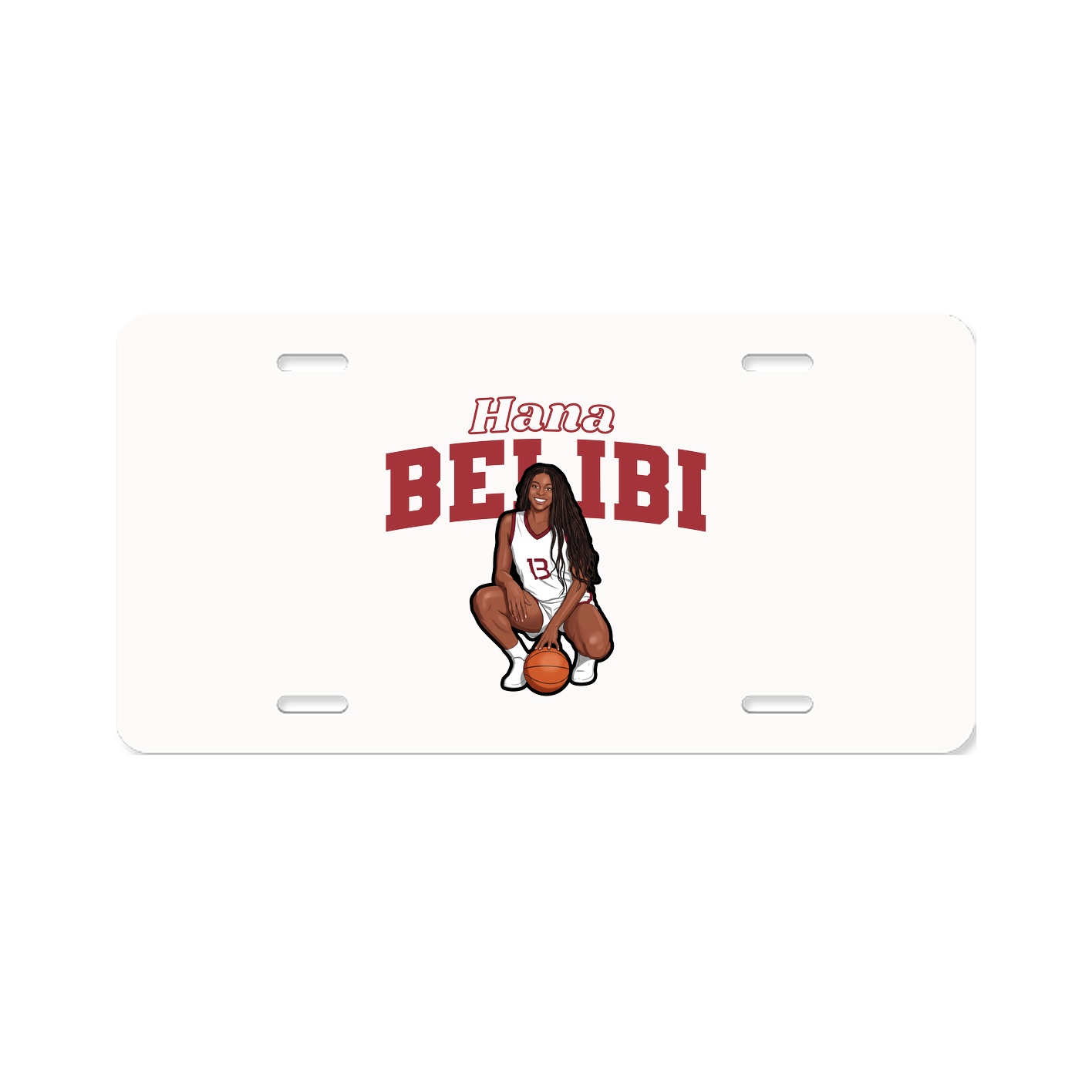 License Plate — Name Arch in Classic