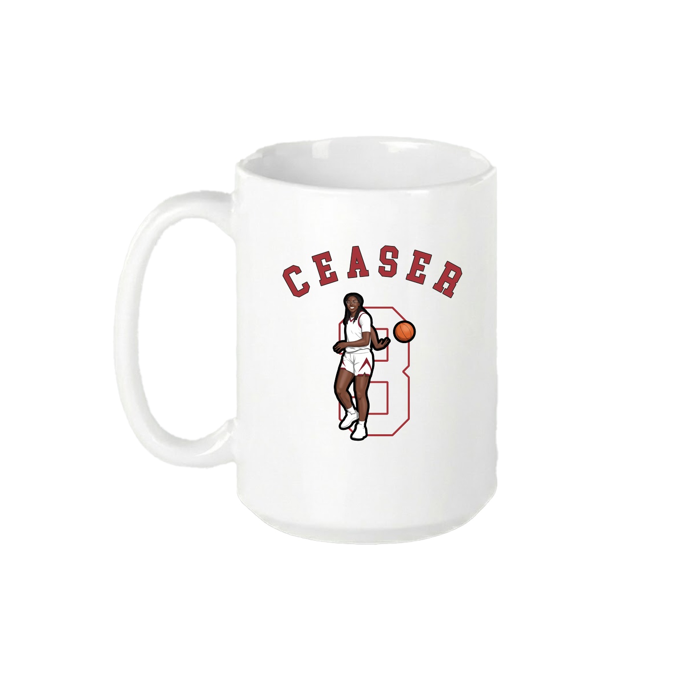 15oz Coffee Mug — Shirsey Arch in White