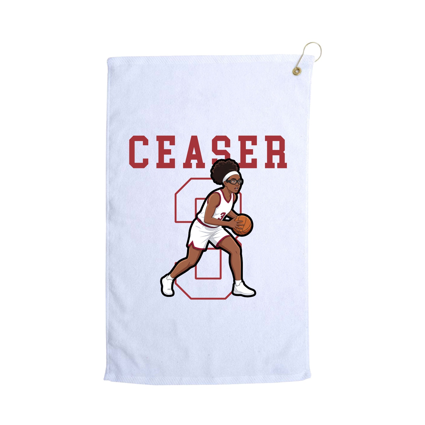 Golf Towel — Shirsey in White