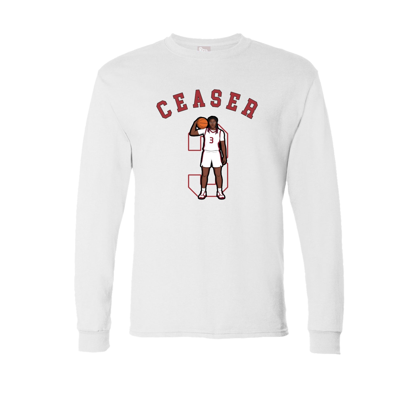 Long Sleeve Tee — Shirsey Arch in White