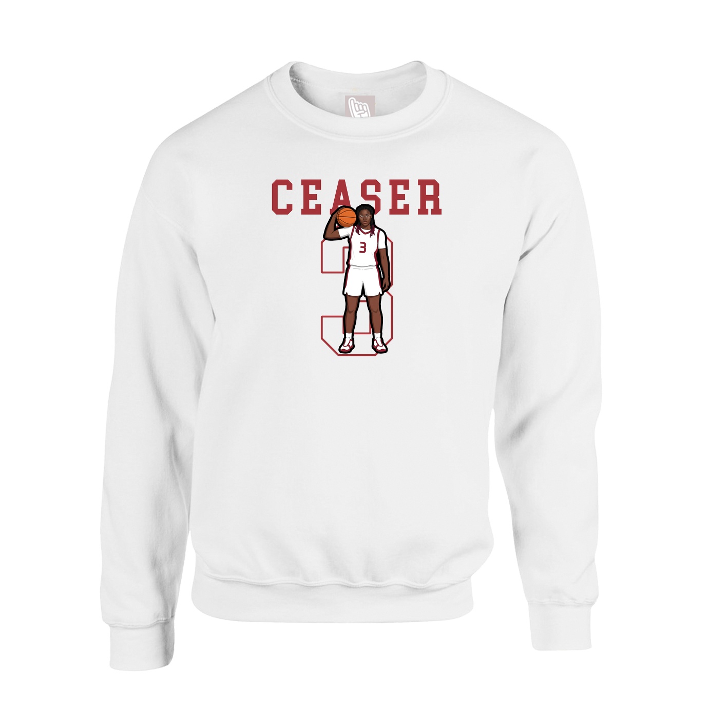 Fleece Crew — Shirsey in White