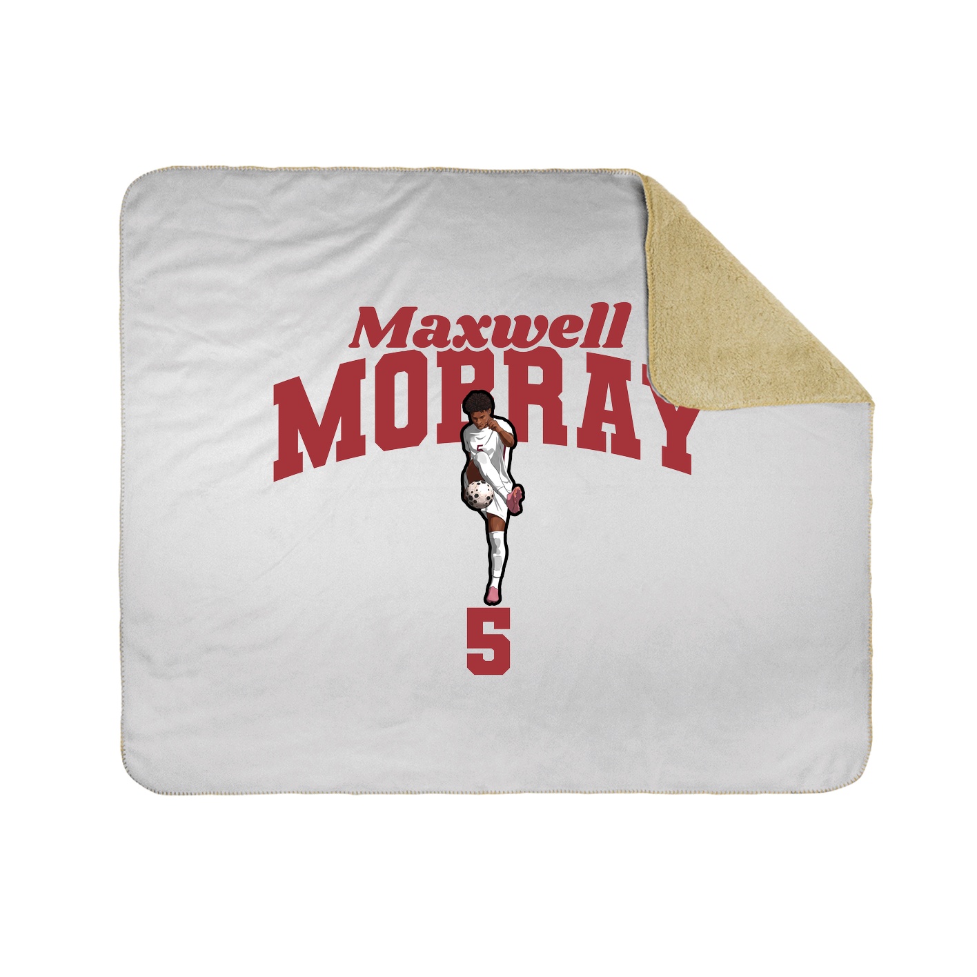 Throw Blanket — Signature Arch in White