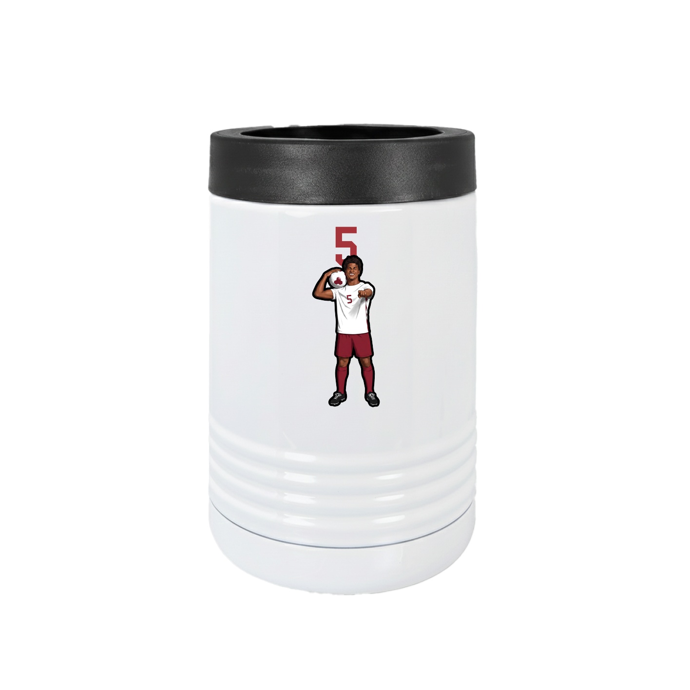 Beverage Holder — Number Top in White