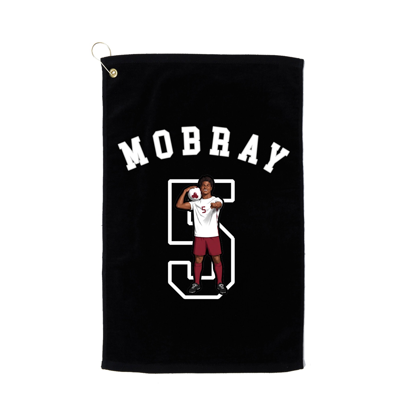 Golf Towel — Shirsey Arch in Black