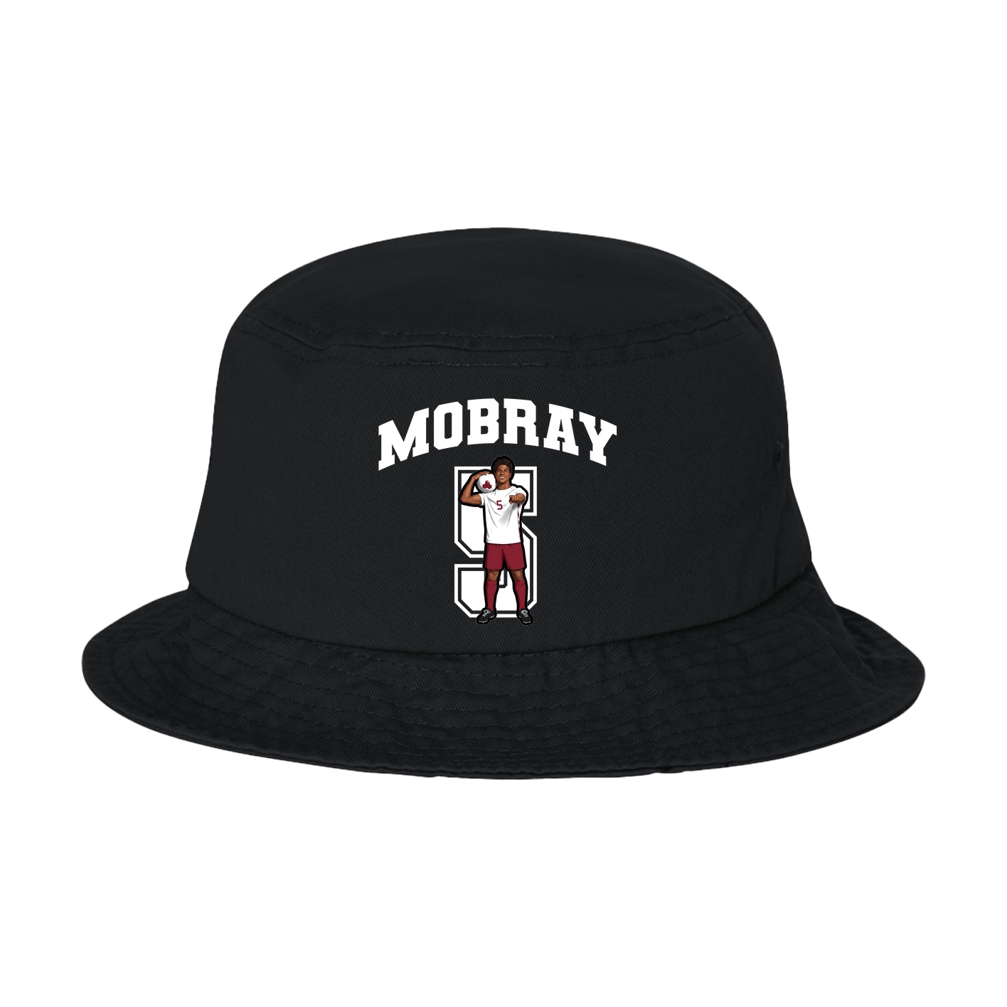 Bucket Cap — Number in Black