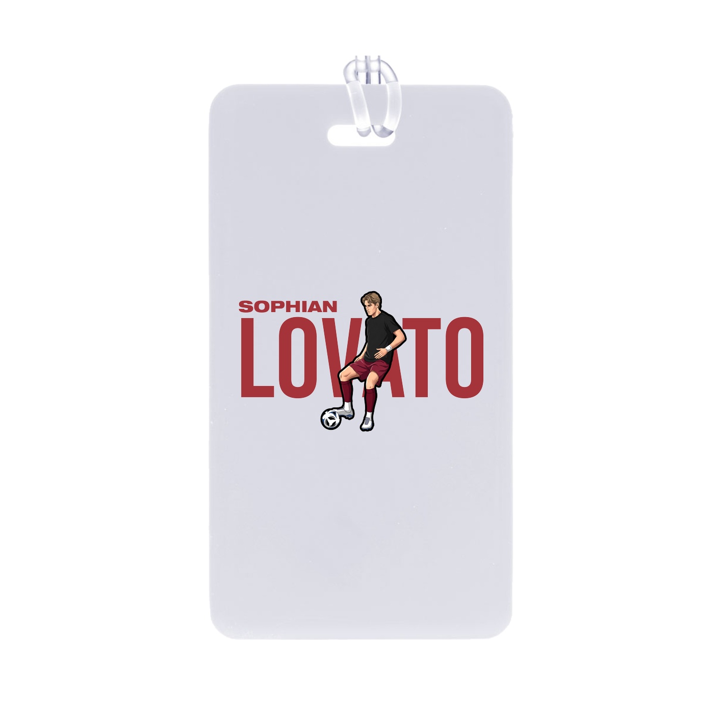 Bag Tag — Player Name in Classic
