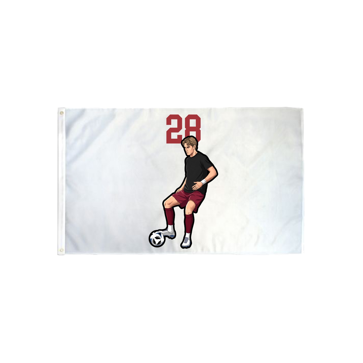 3x5 Flag — Number Top in Classic