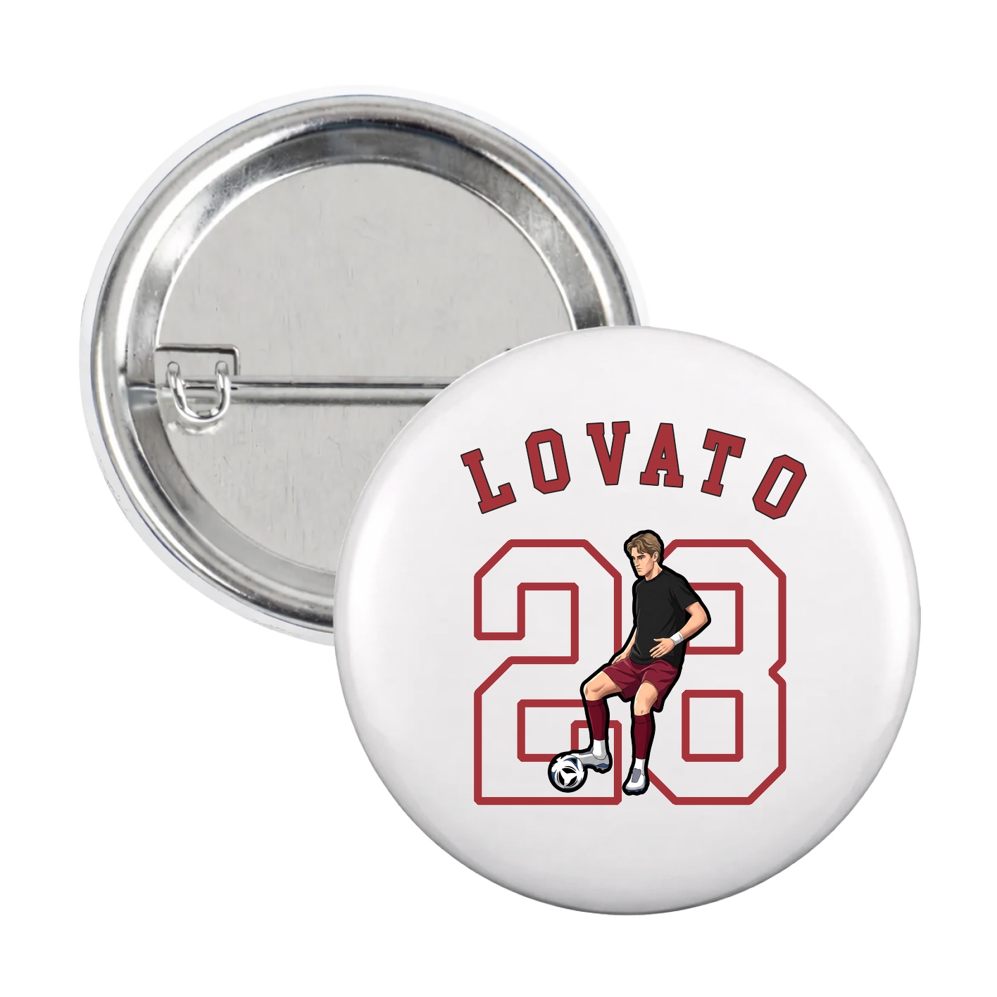 Game Day Button — Shirsey Arch in White