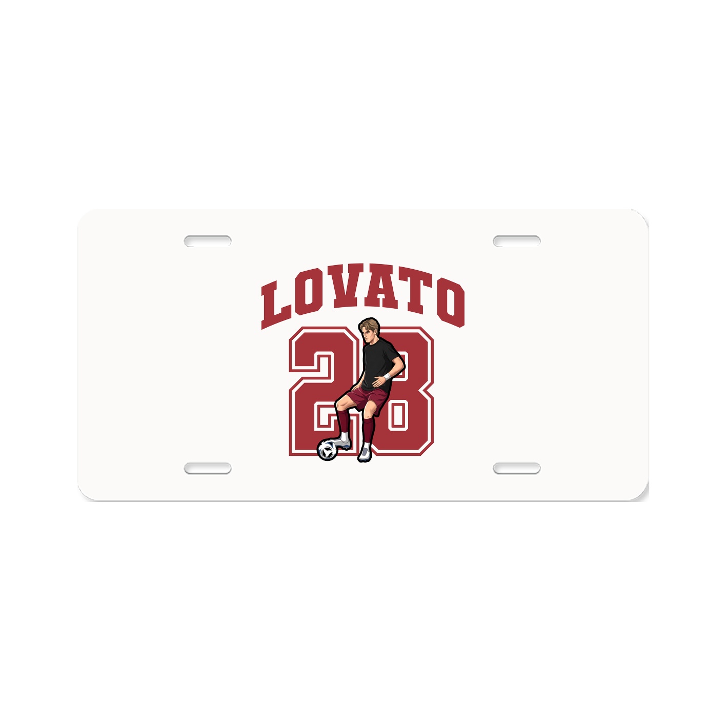 License Plate — Number in Classic