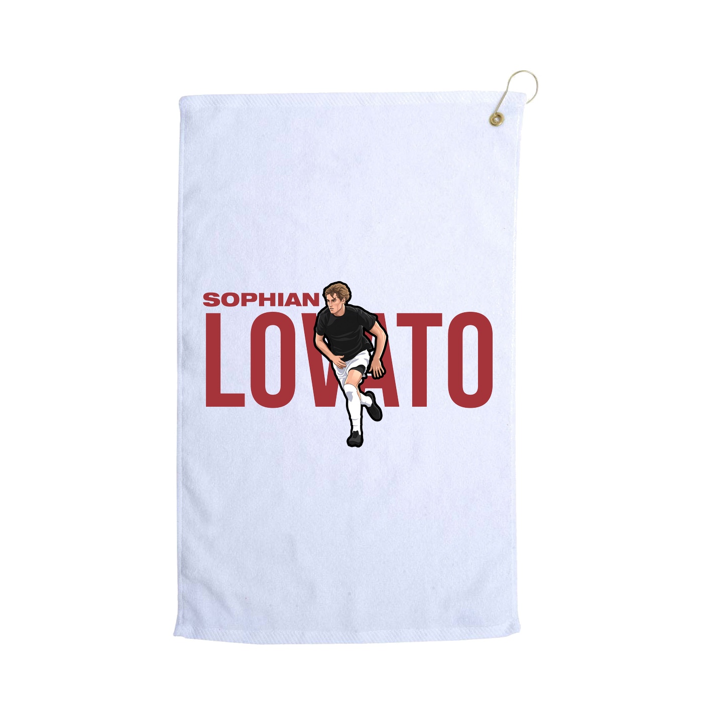 Golf Towel — Player Name in White