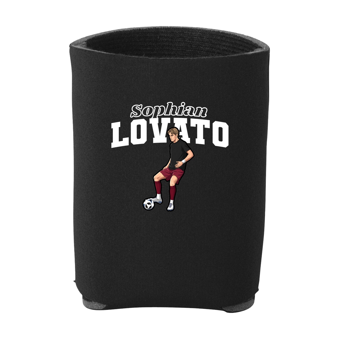 Can Holder — Name Arch in Black