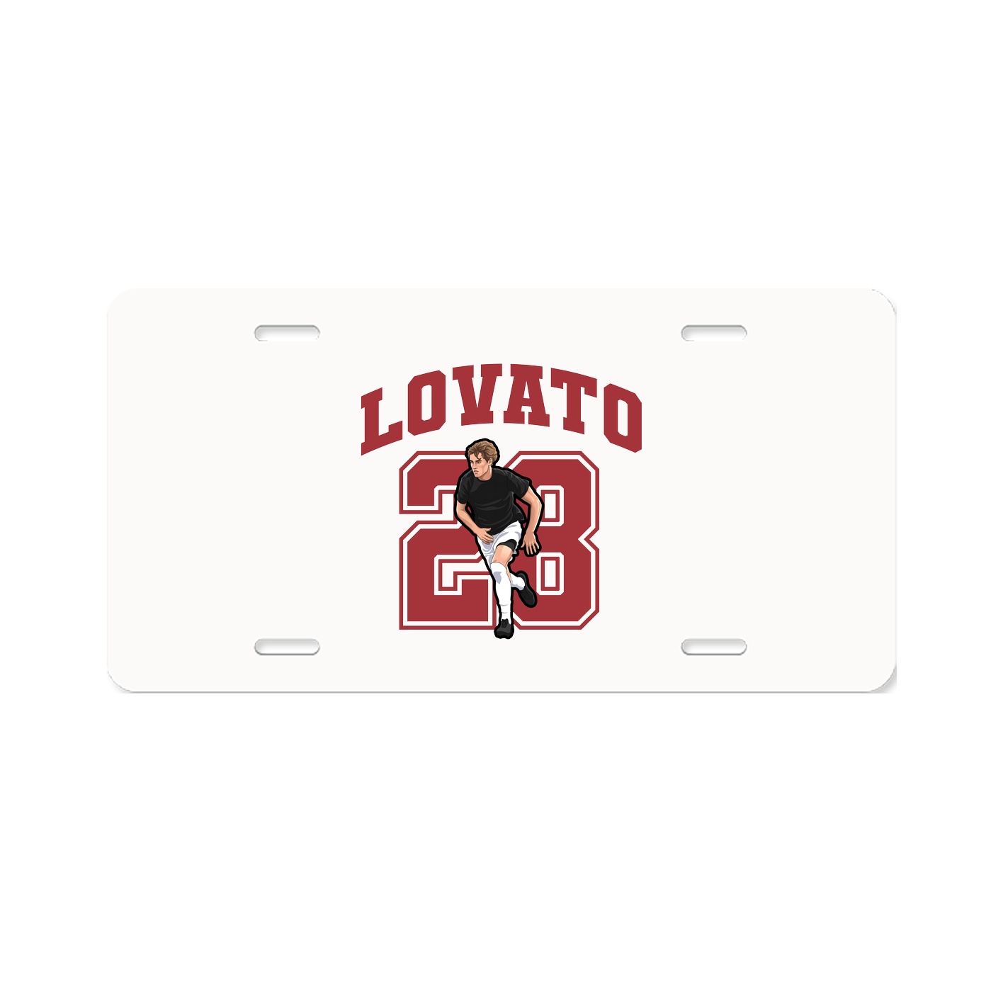 License Plate — Number in Classic