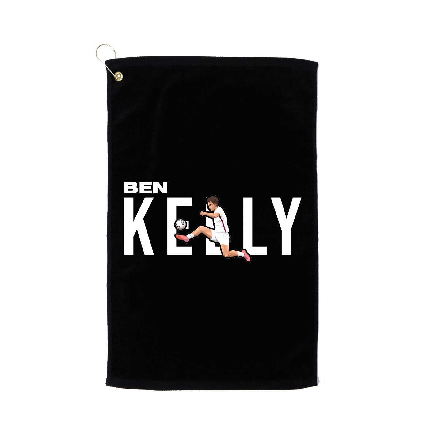 Golf Towel — Player Name in Black