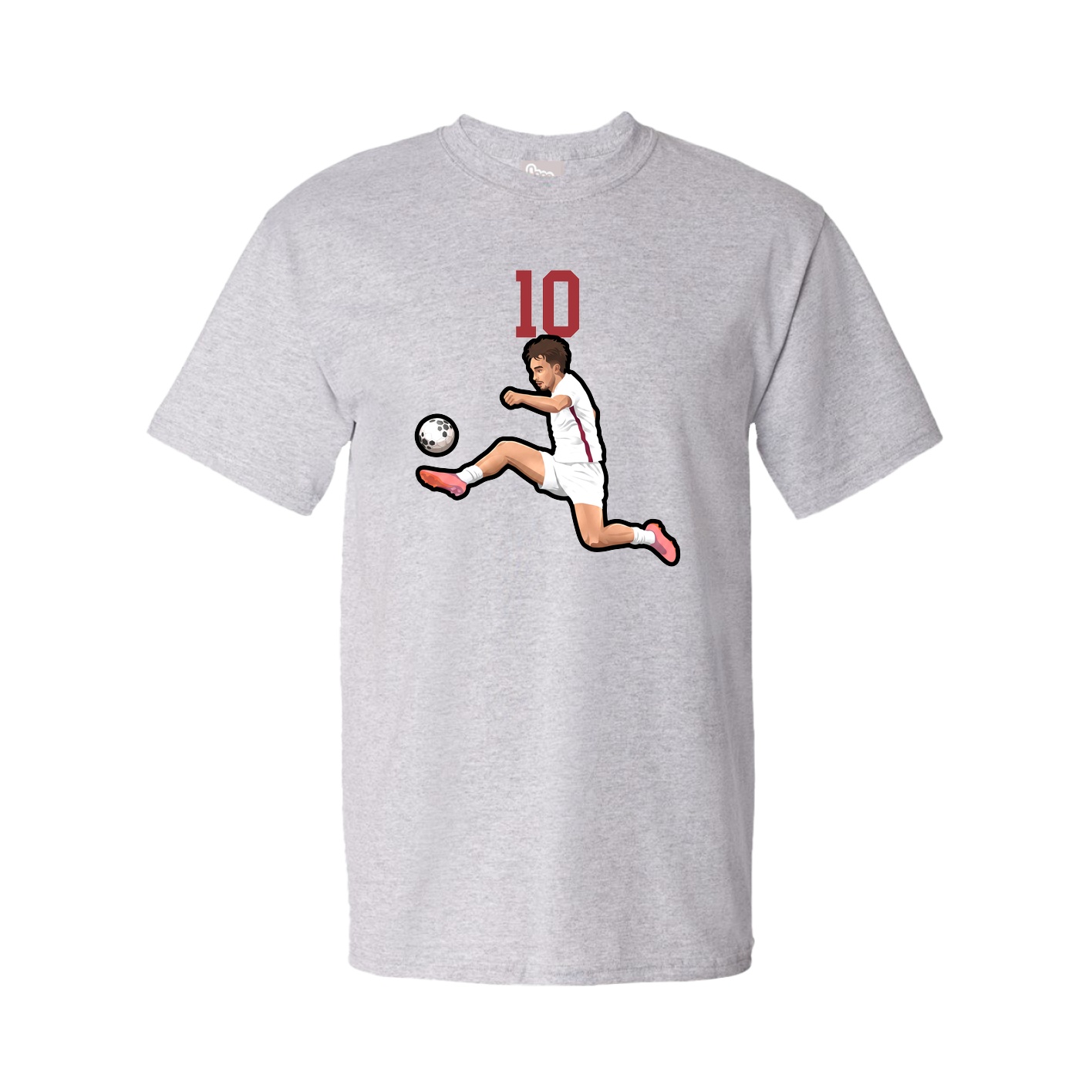 Tee — Number Top in Grey