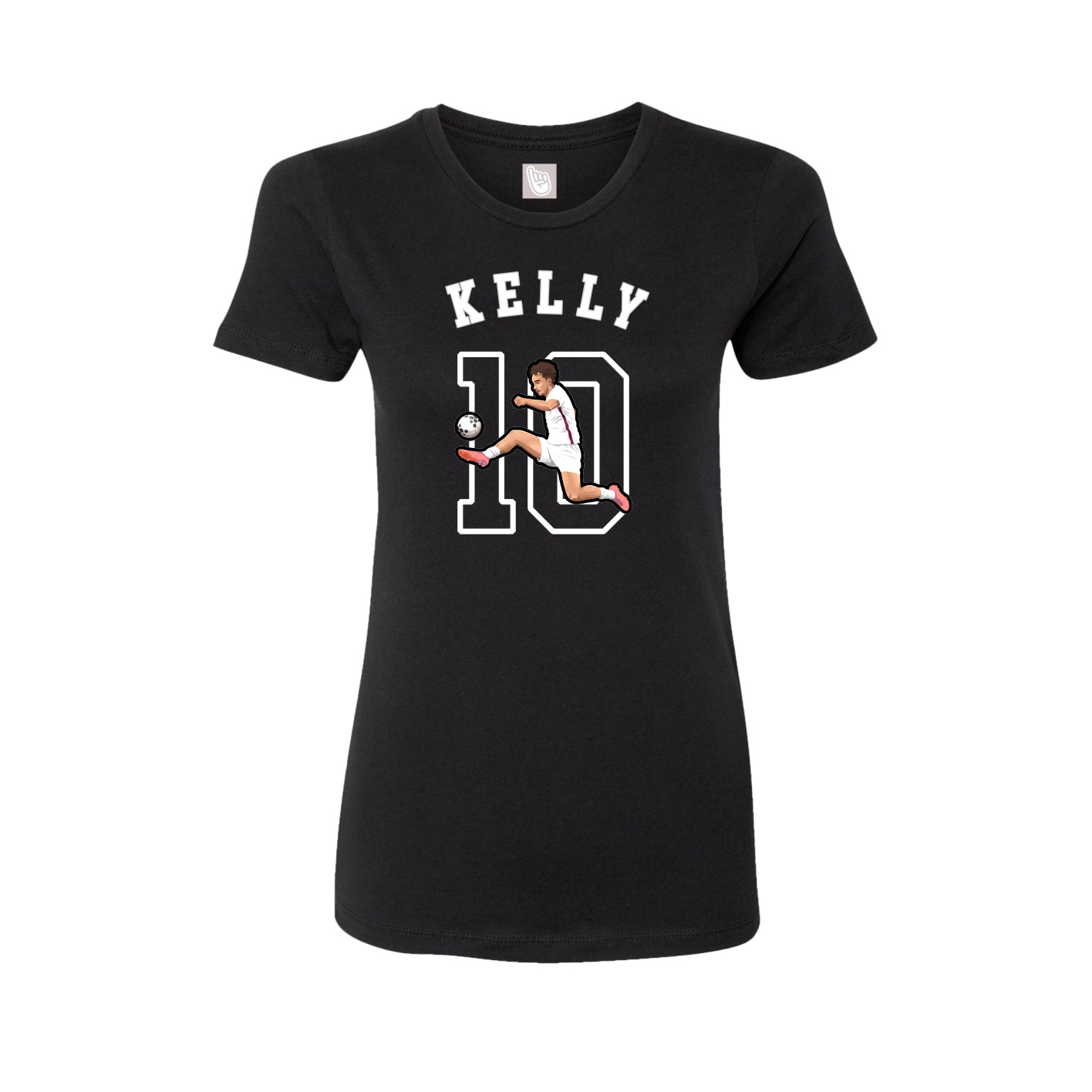 Fitted Women's Tee — Shirsey Arch in Black