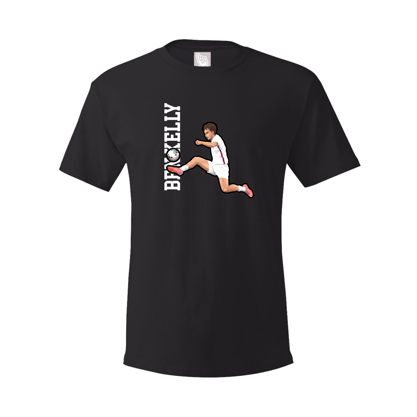 Tee — Name Vertical in Black