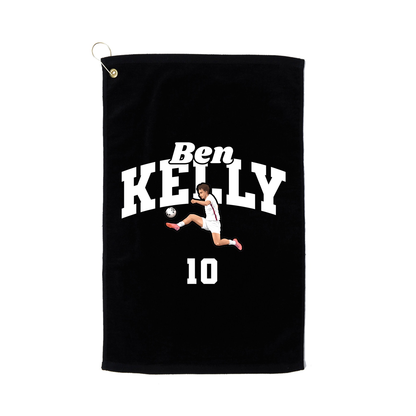 Golf Towel — Signature Arch in Black
