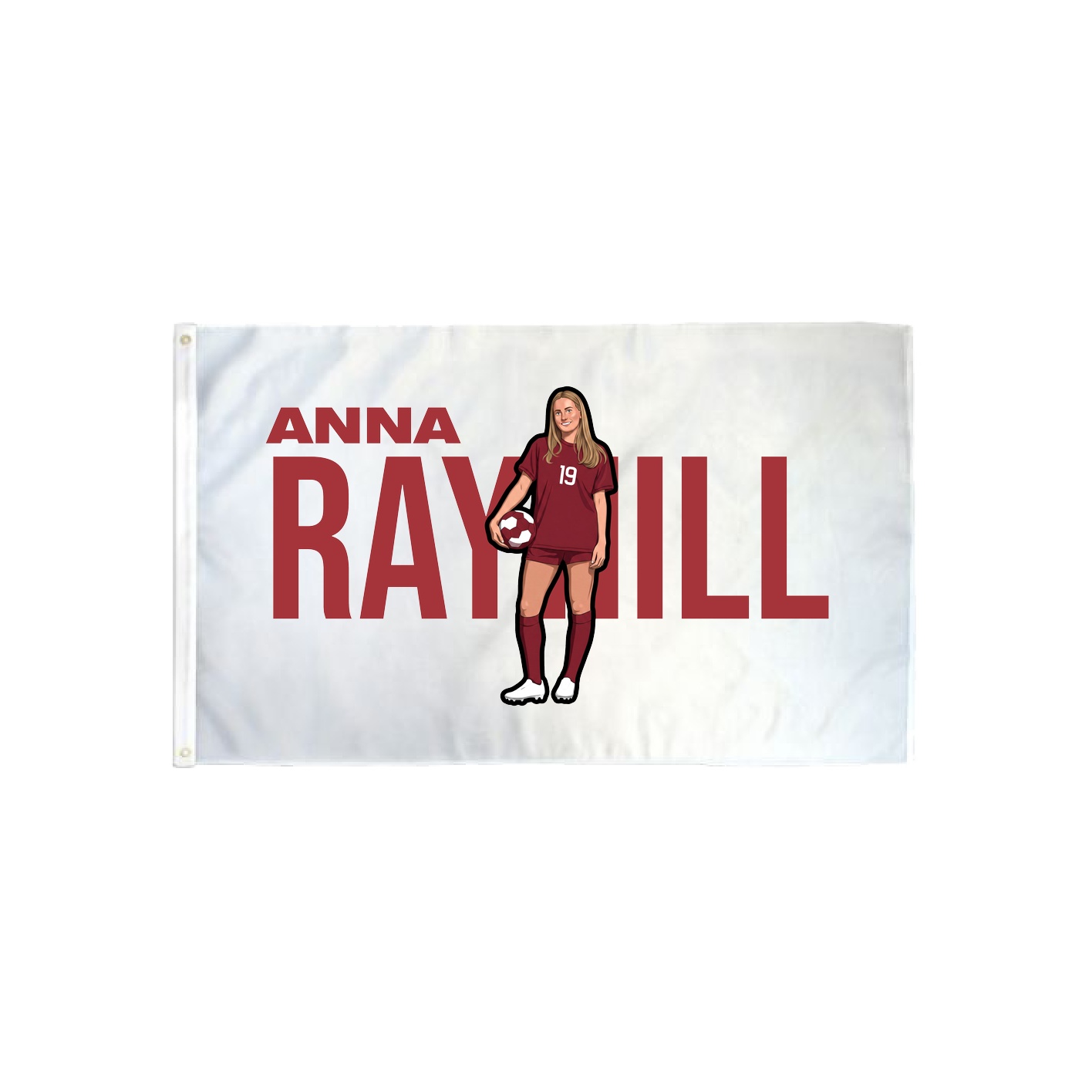 3x5 Flag — Player Name in Classic