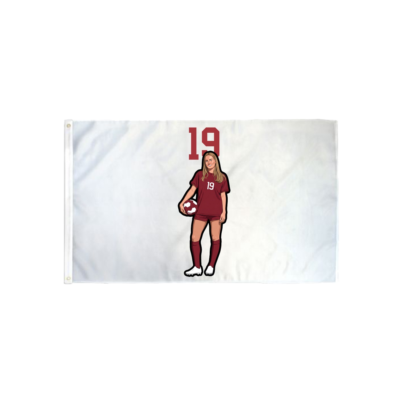 3x5 Flag — Number Top in Classic