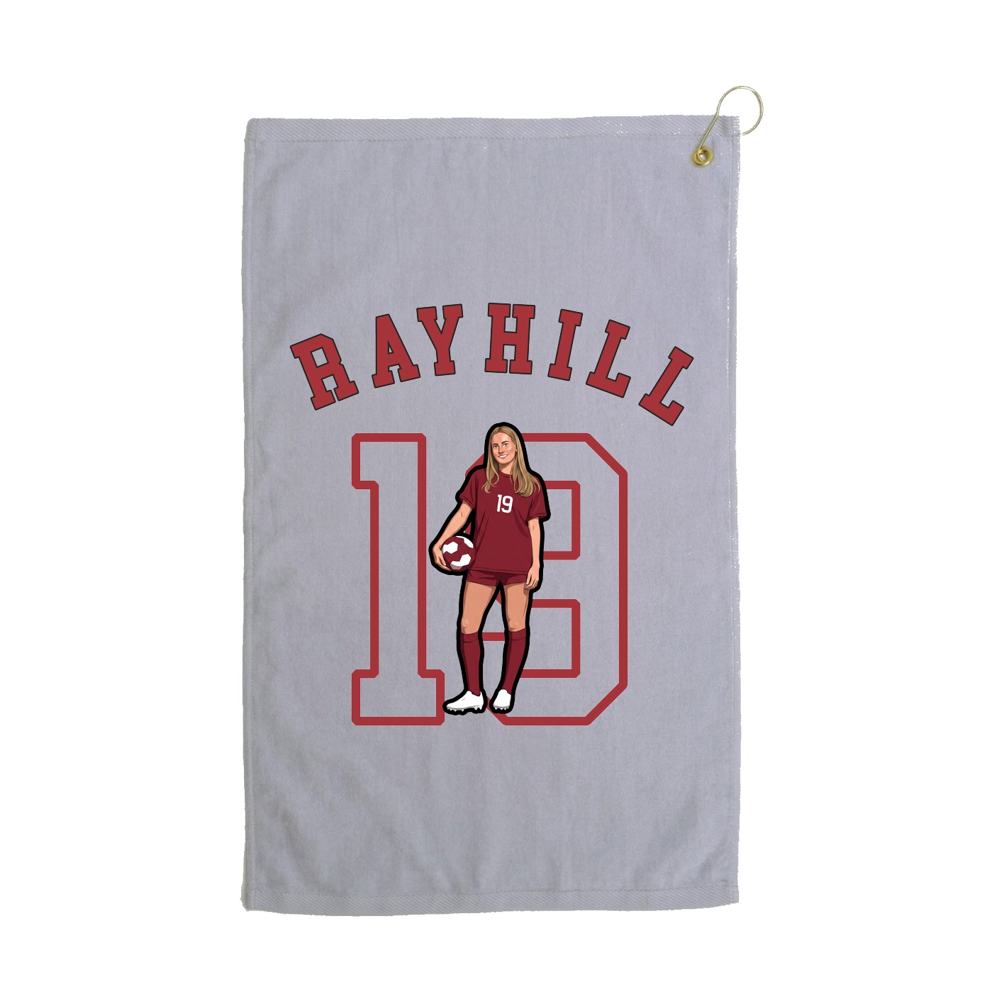 Golf Towel — Shirsey Arch in Grey