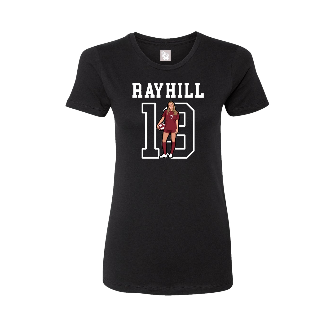 Fitted Women's Tee — Shirsey in Black