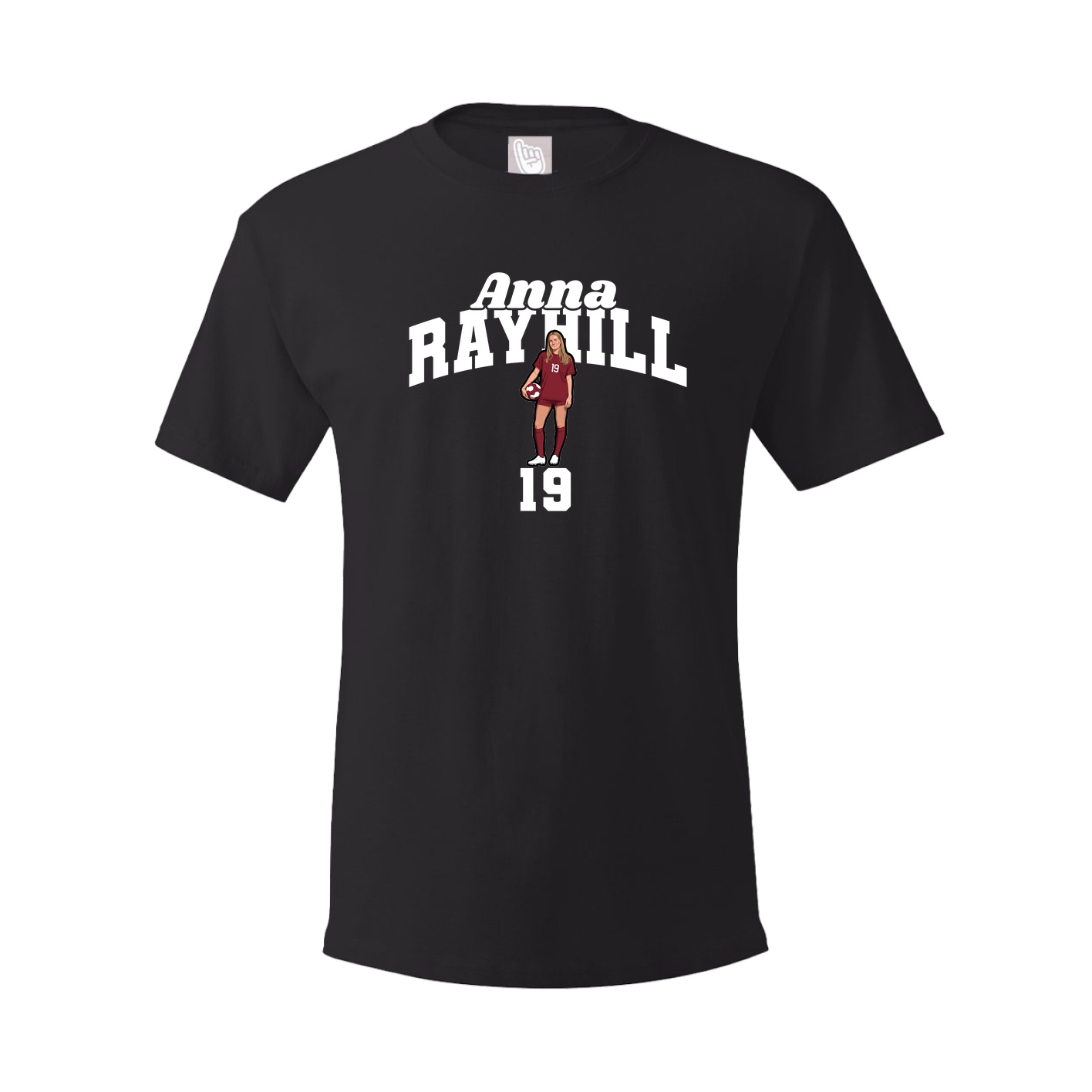 Youth Tee — Signature Arch in Black