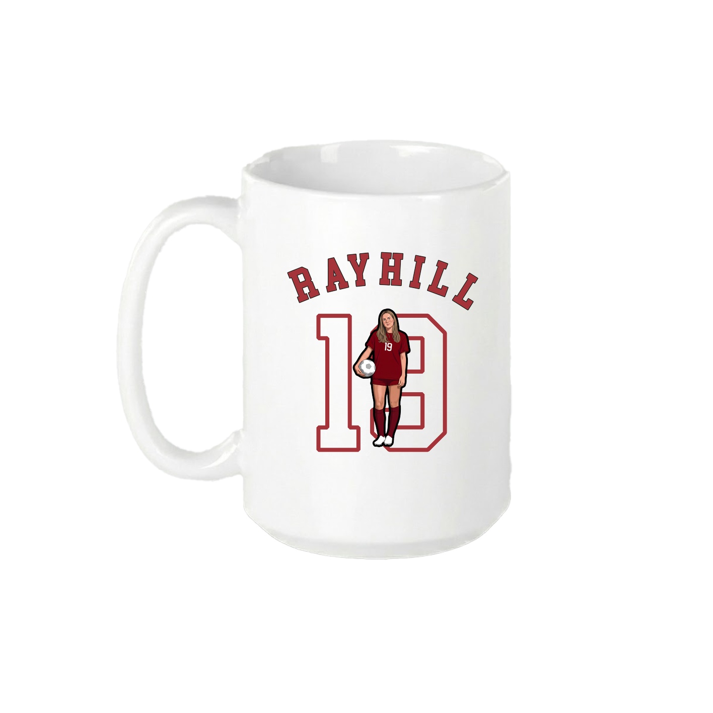 15oz Coffee Mug — Shirsey Arch in White