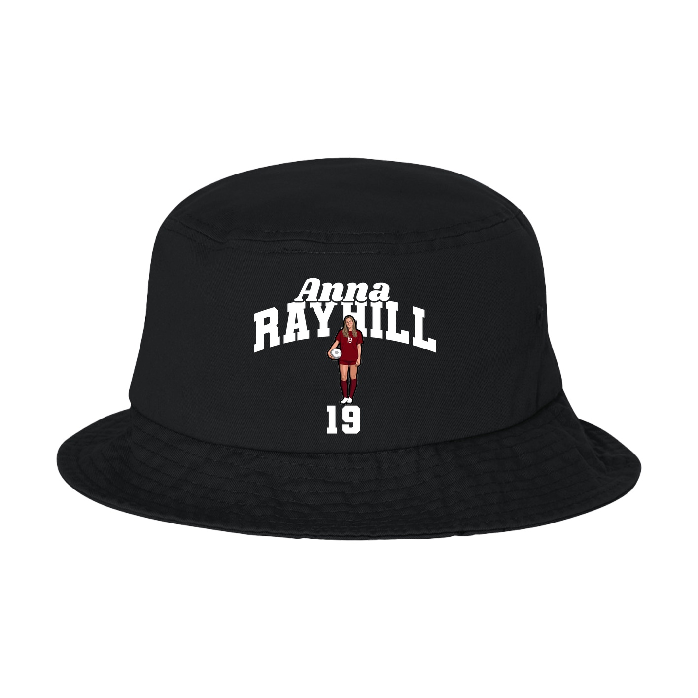 Bucket Cap — Signature Arch in Black