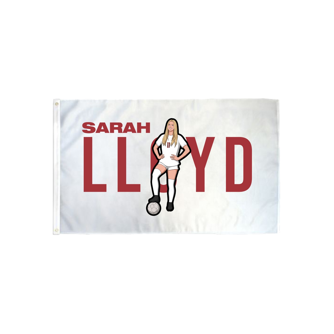 3x5 Flag — Player Name in Classic