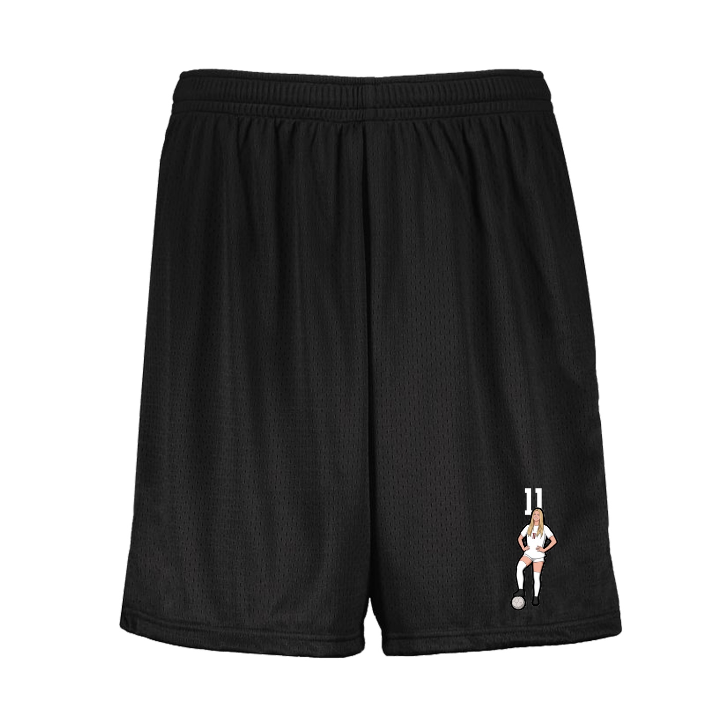 Shorts — Number Top in Black