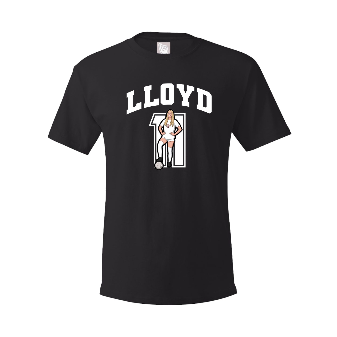 Youth Tee — Number in Black