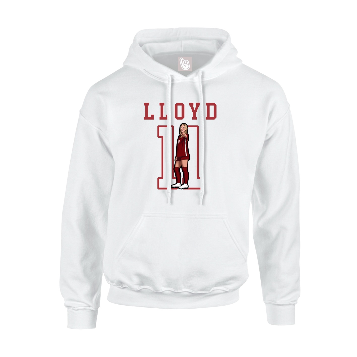 Youth Hoodie — Shirsey in White
