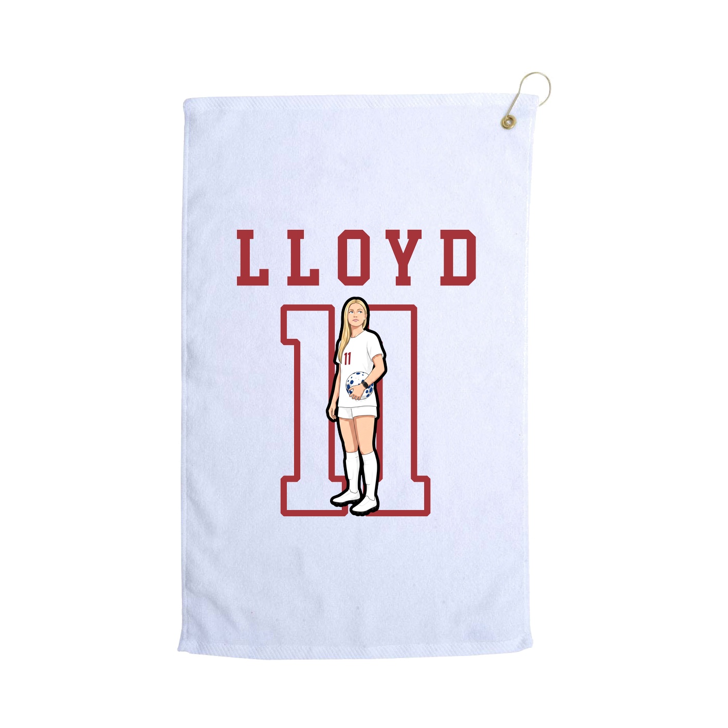 Golf Towel — Shirsey in White