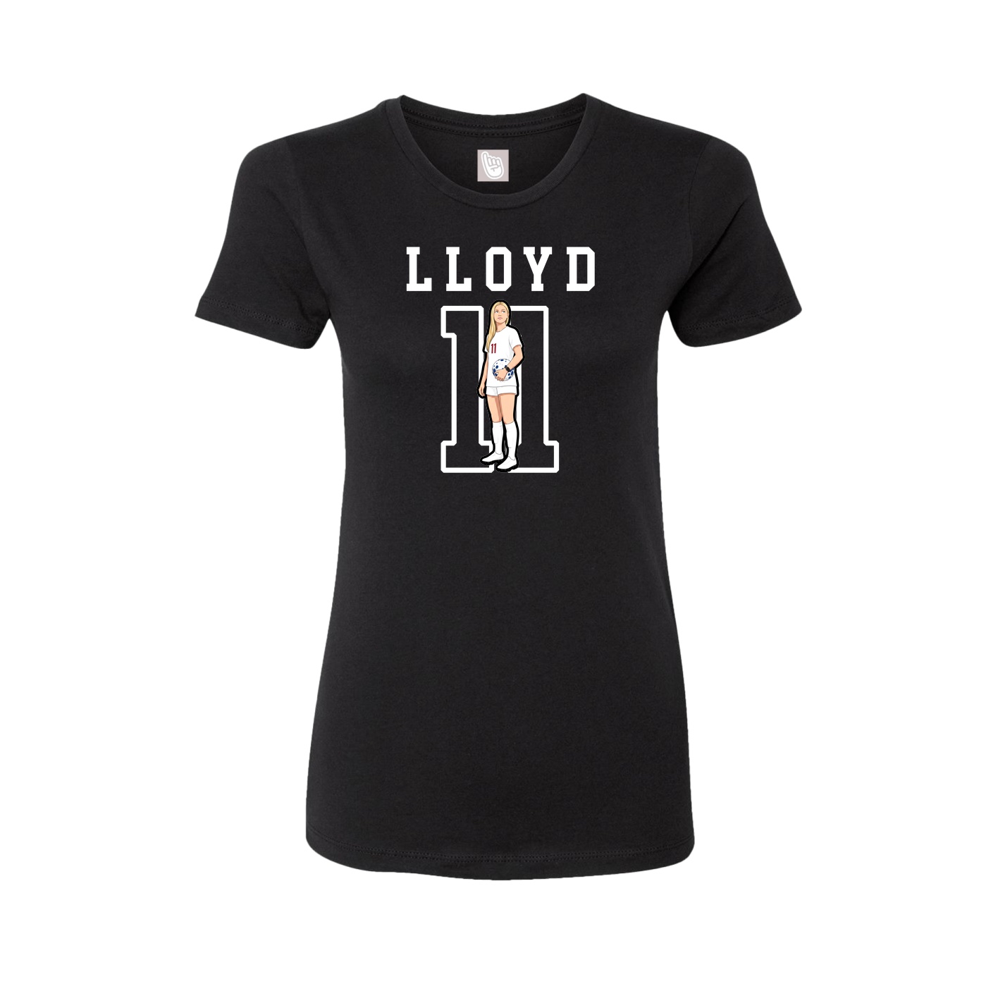 Fitted Women's Tee — Shirsey in Black