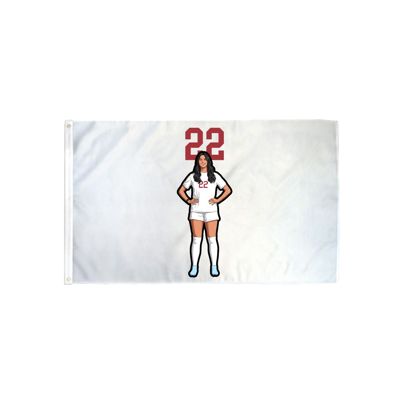 3x5 Flag — Number Top in Classic