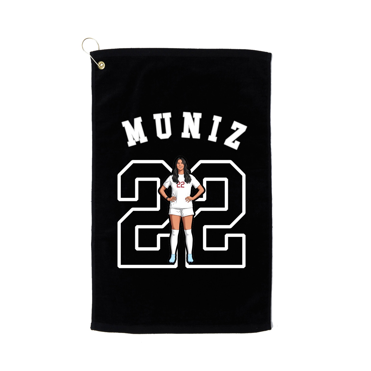 Golf Towel — Shirsey Arch in Black